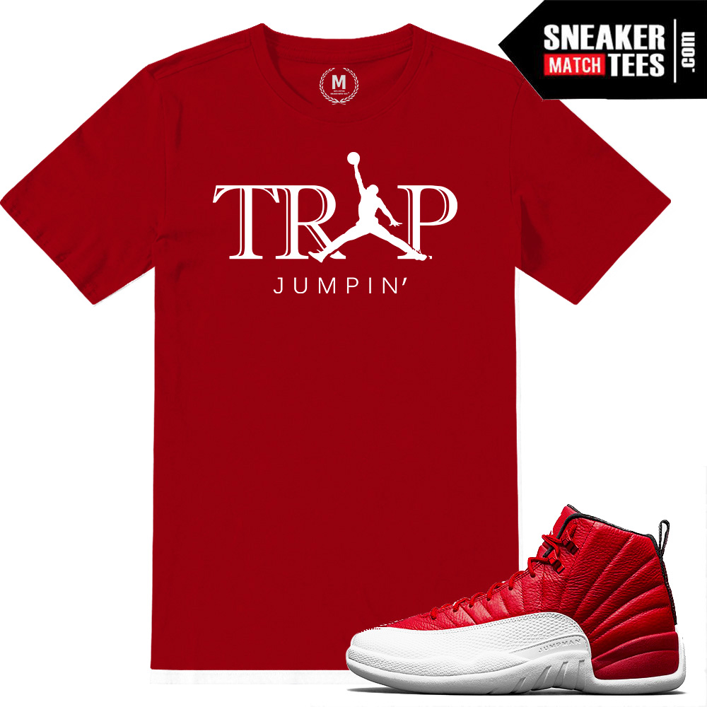 jordan red tee