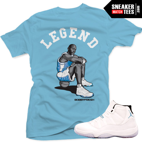 Legend Blue 11 matching shirts sneaker tees clothing