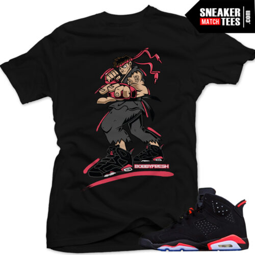 Infrared 6 Jordans matching sneaker Luka shirts streetwear clothing