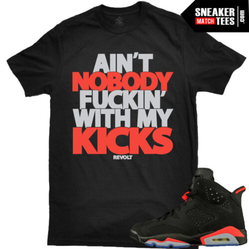 Streetwear Clothing Sneaker tees to match the Jordan Retro 6 infrared | Infrared 6s