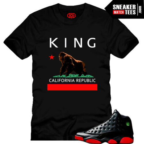Dirty Bred 13s matching shirt from the Dirty Bred 13 sneaker tee collection
