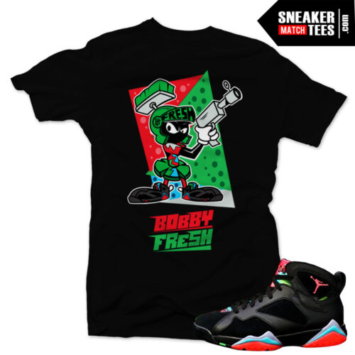 Marvin-7s-sneaker-tee-shirts-to-match-jordan-7-Marvin-the-Martian-new-jordans-streetwear-online-shopping-karmaloop