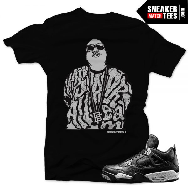 retro 4 white oreo shirt