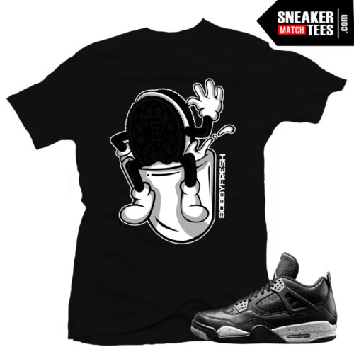 Sneaker-tee-shirts-to-match-jordan-4-Oreos-streetwear-online-shopping-karmaloop