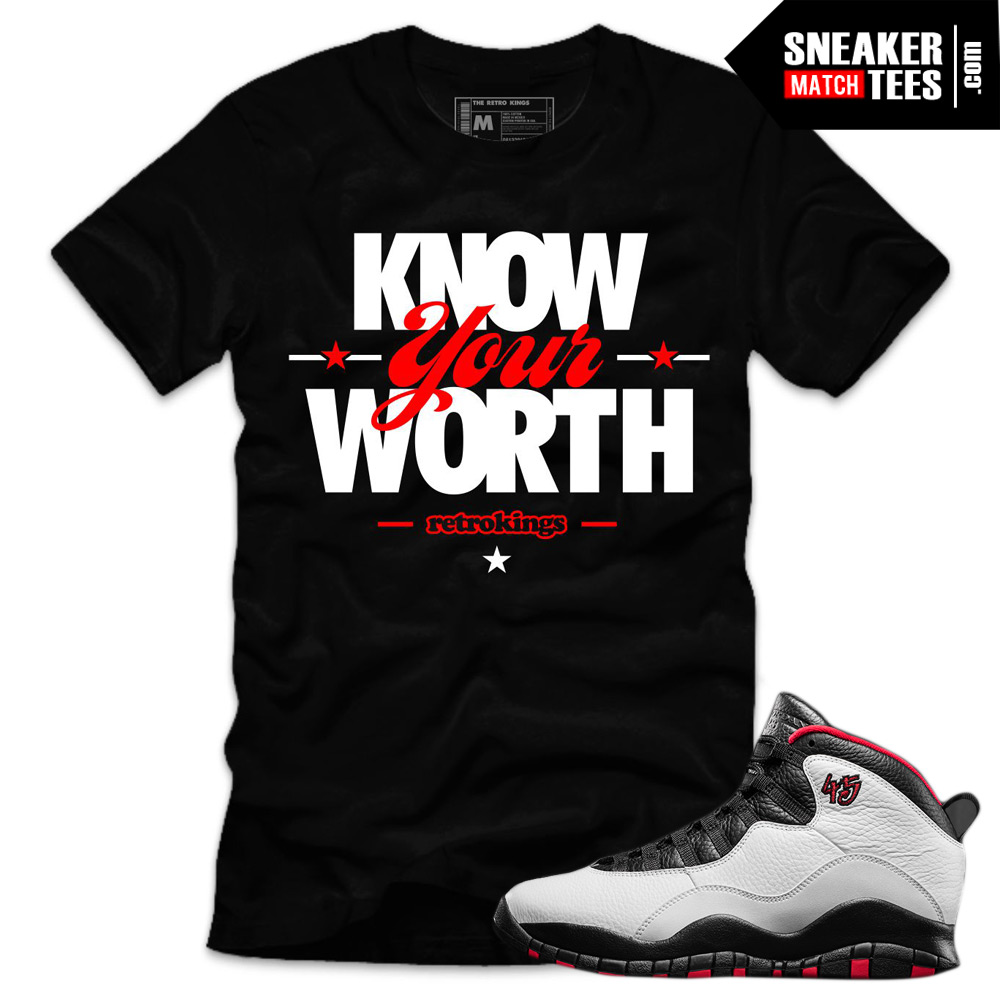 Jordan 10 Double Nickel matching shirts sneaker tees