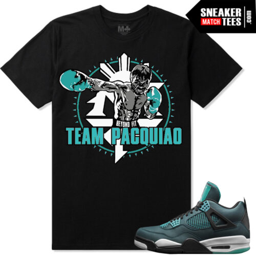 Jordan 4 Teal matching shirts sneaker tees shirts teal 4s