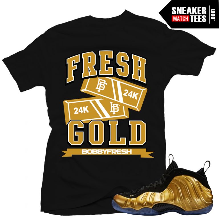 rose gold foamposite shirt