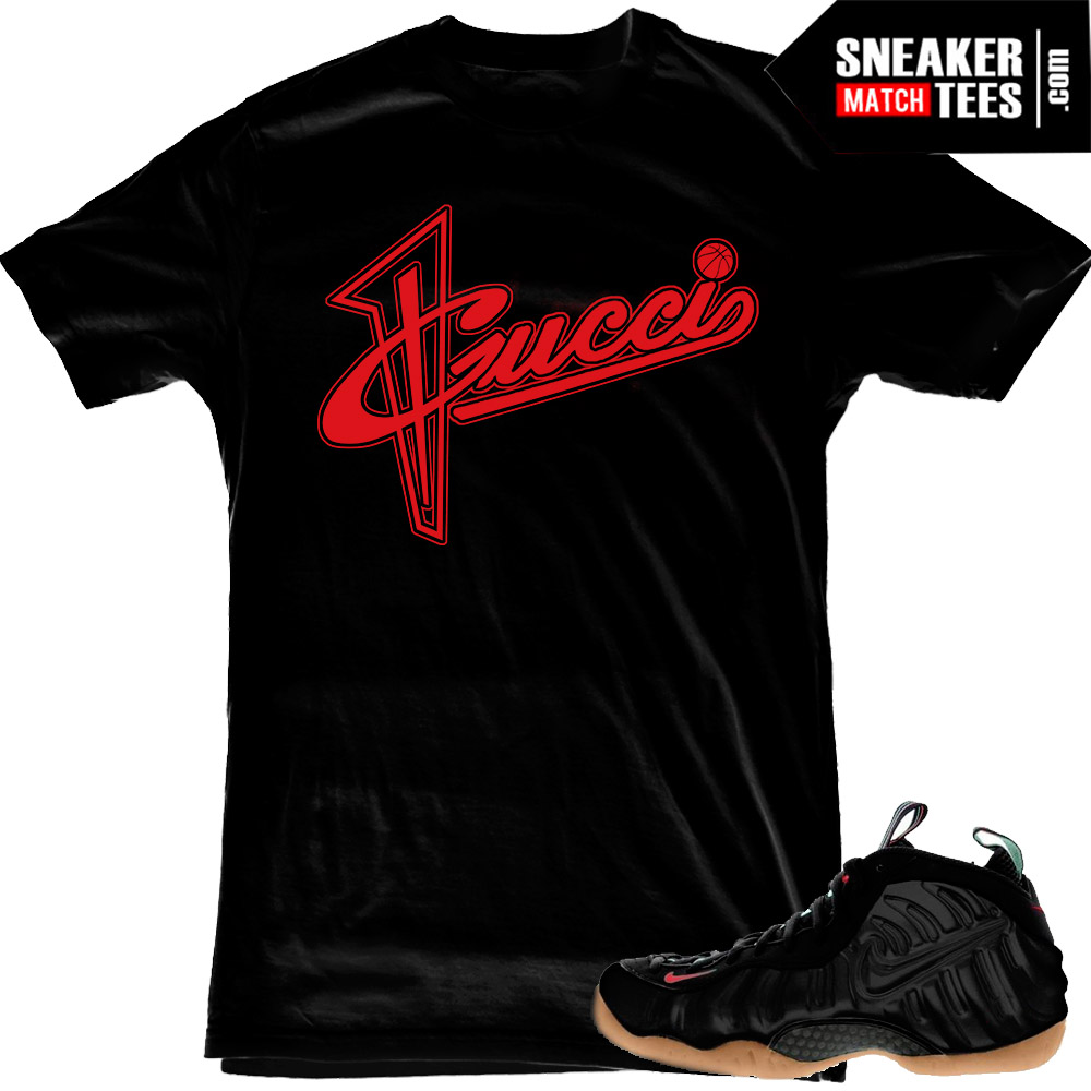 Gucci Foamposite matching t shirts 