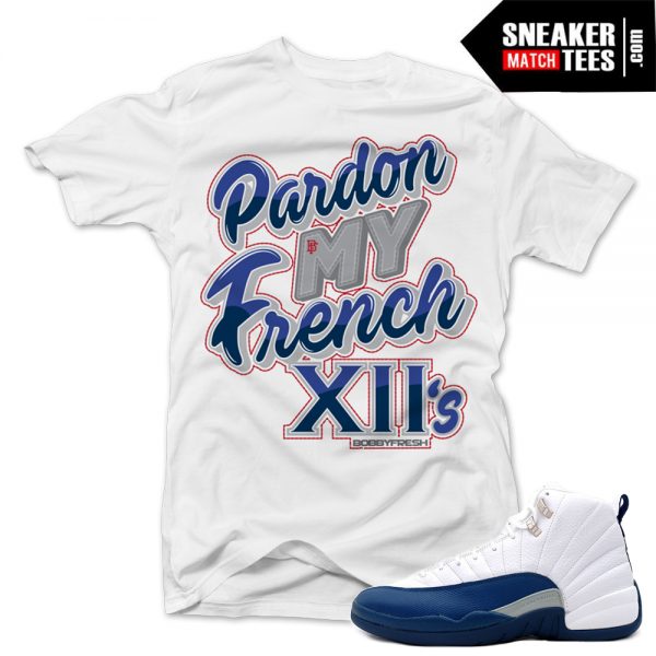 Nipsey T-Shirt Match Jordan 12 French Blue