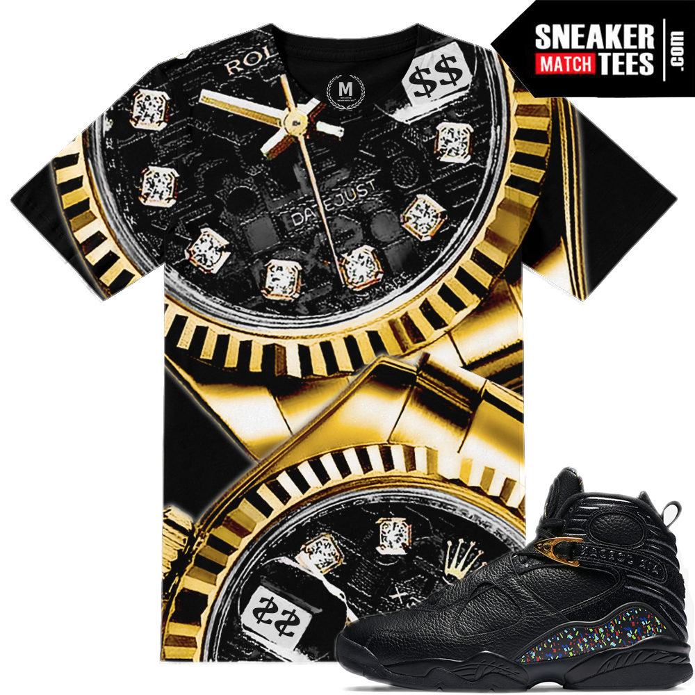 Match Confetti 8 Jordan Retro T shirts | Sneaker Match Tees