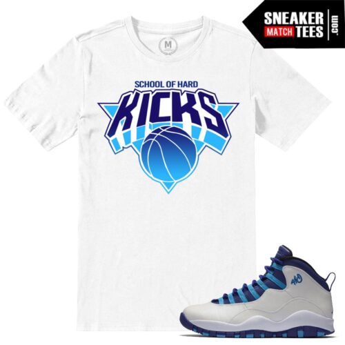 Sneaker Tees Jordan 10 Hornets Match T shirts
