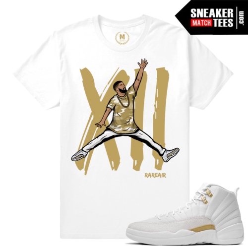 OVO 12 Sneaker Tees Match Jordan 12