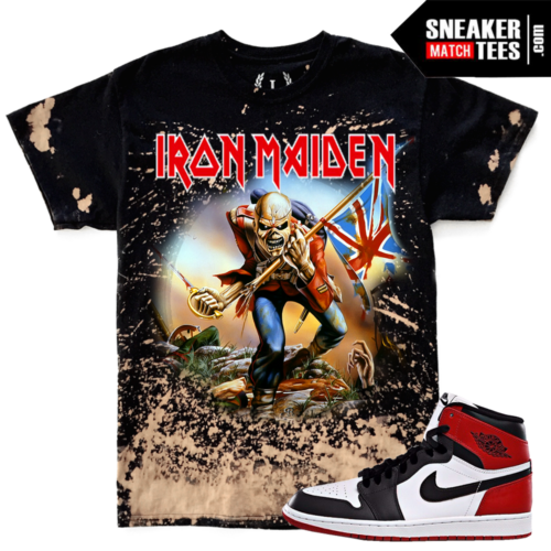 Shirts Matching Jordan Bulls 1 Black Toe