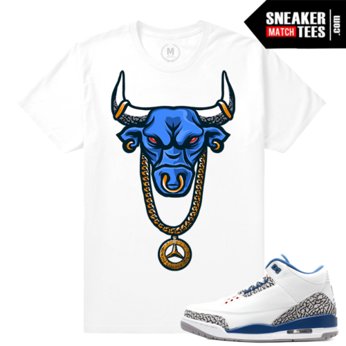 True Blue 3 Jordan Cinder Retro T shirt Match