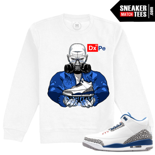 Air Jordan Cinder 3 True Blue Clothing Sweatshirt