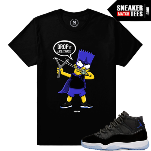 Jordan 11 Space Jam T shirt Match Sneakers