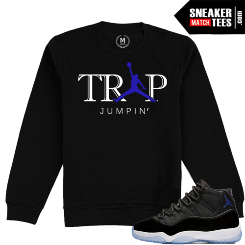 Jordan AR0715-011 11 Space Jam Crewneck Sweatshirt