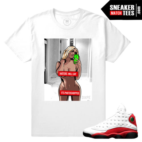 Jordan 13 Chicago Match Sneaker Tee Shirts