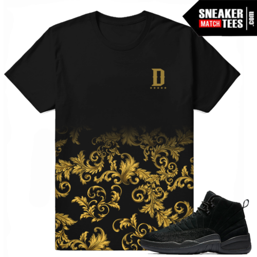 Match Air Jordan 12 OVO Black Sneaker Tees