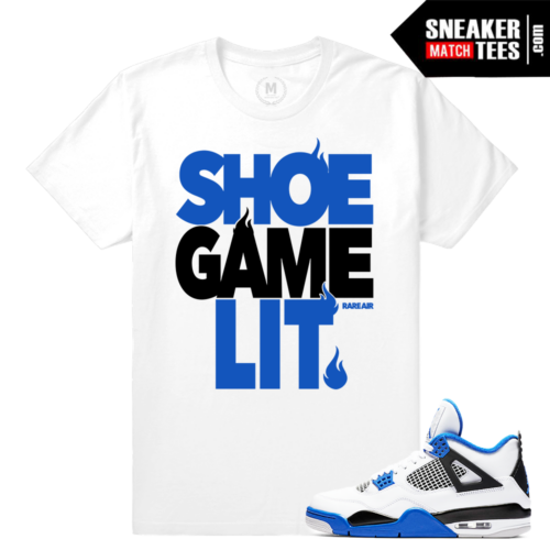 Sneaker tees Match Air Jordan 4 Motorsport sneakers