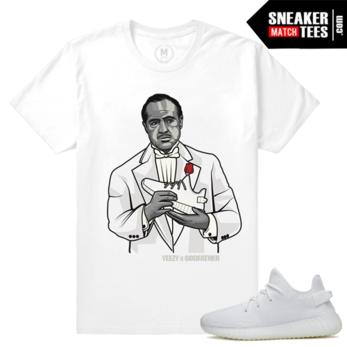 Matching Sneaker tees shirts Yeezy AOSY22526 Boost White