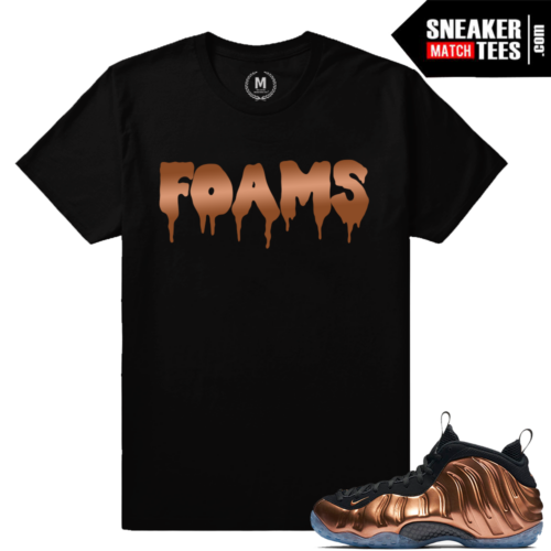 Sneaker Match Tees Copper Foams