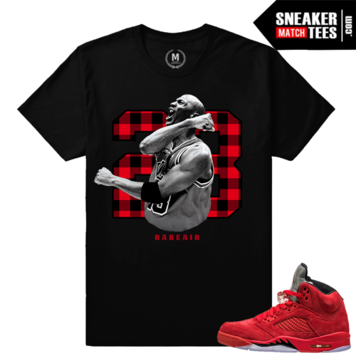 Air Jordan 5 sneaker shirts to match