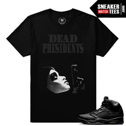 Jordan 5 sneaker tee Pinnacle Black
