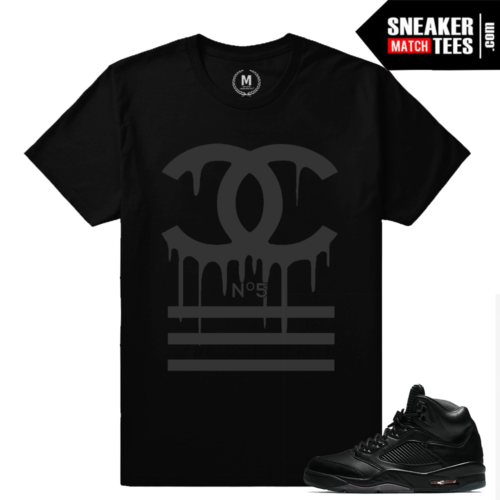 Retro 5 Black Pinnacle Shirts