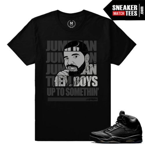 Shirt match Jordan 5 Pinnacle Black