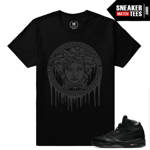 Sneaker tees Jordan 5 Black Pinnacle