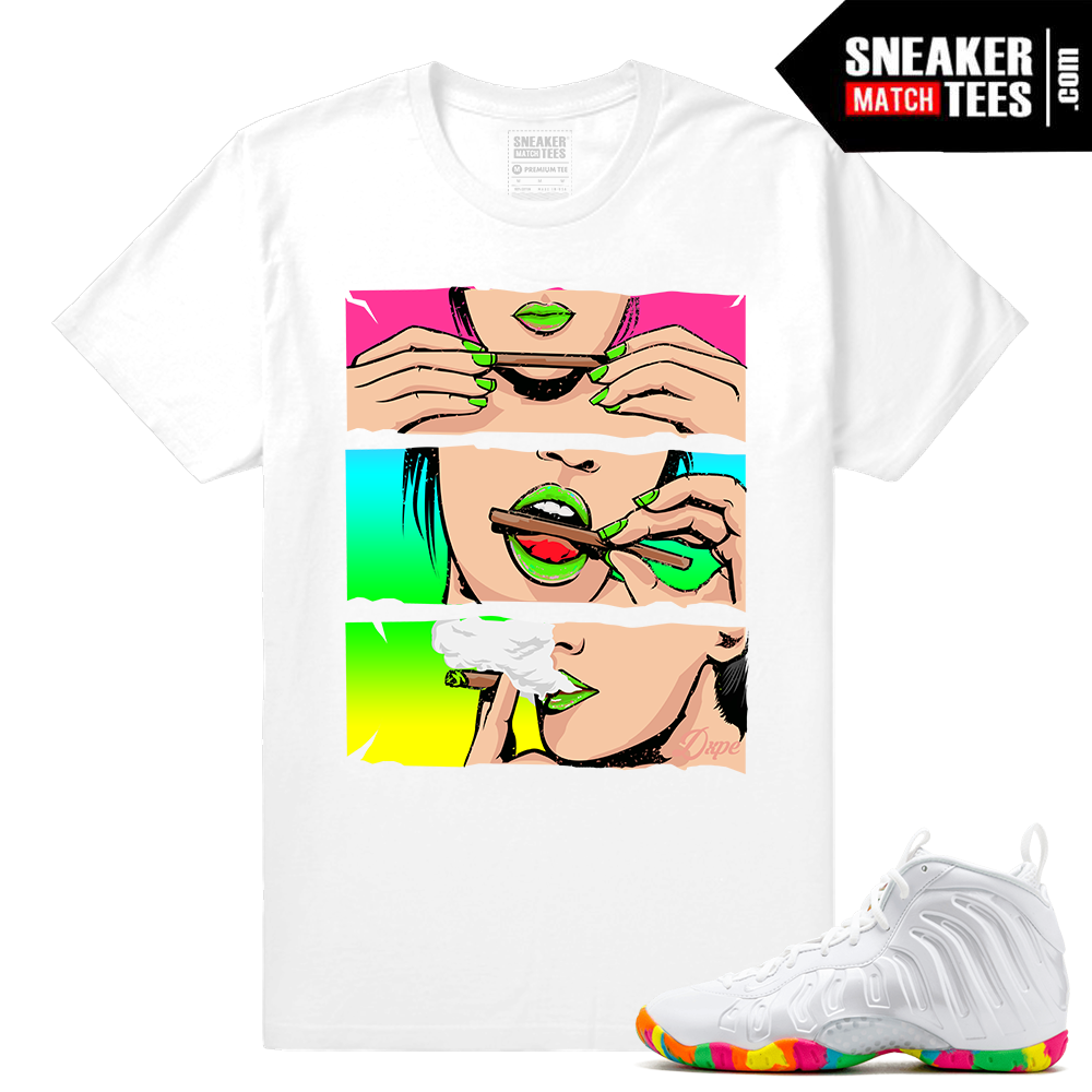 Fruity Pebbles foams shirt match