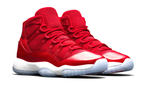 the red 11 jordans