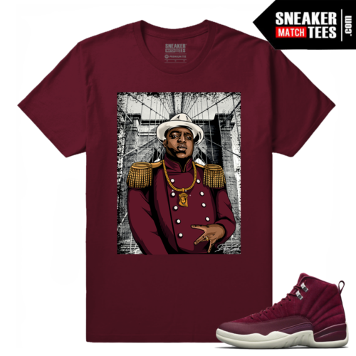 Jordan 12 Bordeaux Sneaker tee Shirt