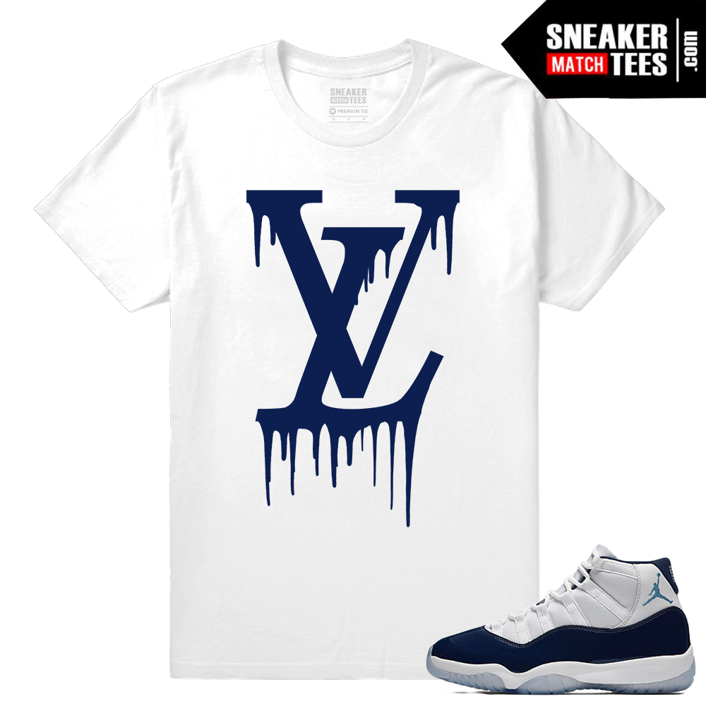 Jordan 11 Sneaker tees Win Like 82 White T shirt LV Drip