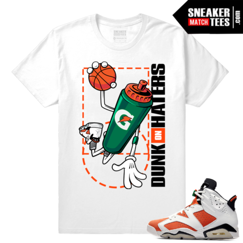 Gatorade 6s Sneaker tees White Dunk On Haters