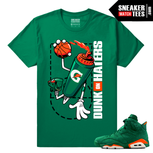 Gatorade 6s Green Sneaker tees Dunk on Haters