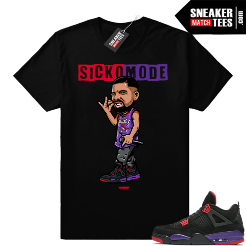 Jordan 4 Raptors Sicko Mode t shirt