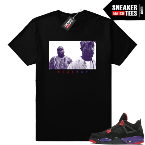 Raptor 4s Big and Pac Real Rap Shirt