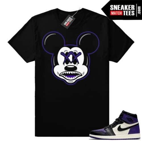 Air Jordan 1 Court Purple shirts