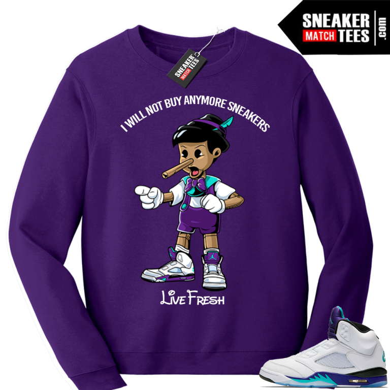 Nipsey Hoodie Match Jordan 5 Grape