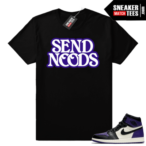 Court Purple 1s shirt to match