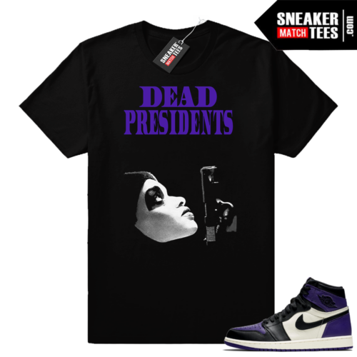 Dead Presidents Court Purple 1 shirt