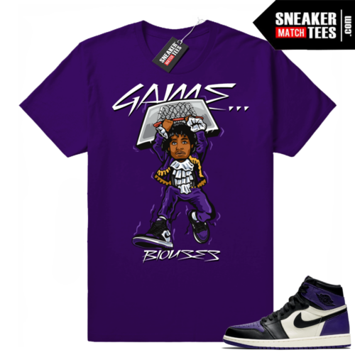 Game Blouses Dave Chapelle Prince Jordan 1 Court Purple