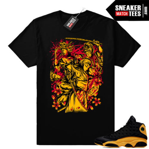 Jordan 13 Melo sneaker shirt match