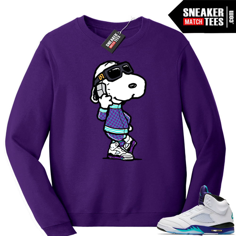 Jordan Grape Sneaker sweatshirt