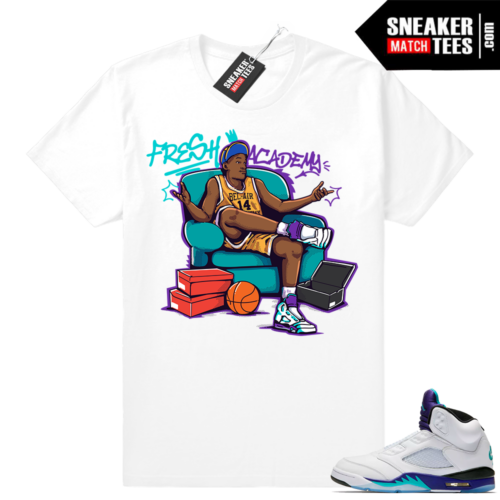 Jordan Retro 5 Grape sneaker shirts