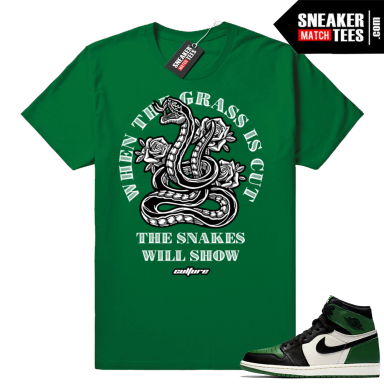 outfits to match pine green 1s