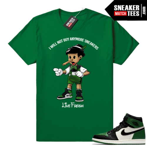 Sneakerhead Pinocchio Pine Green 1s