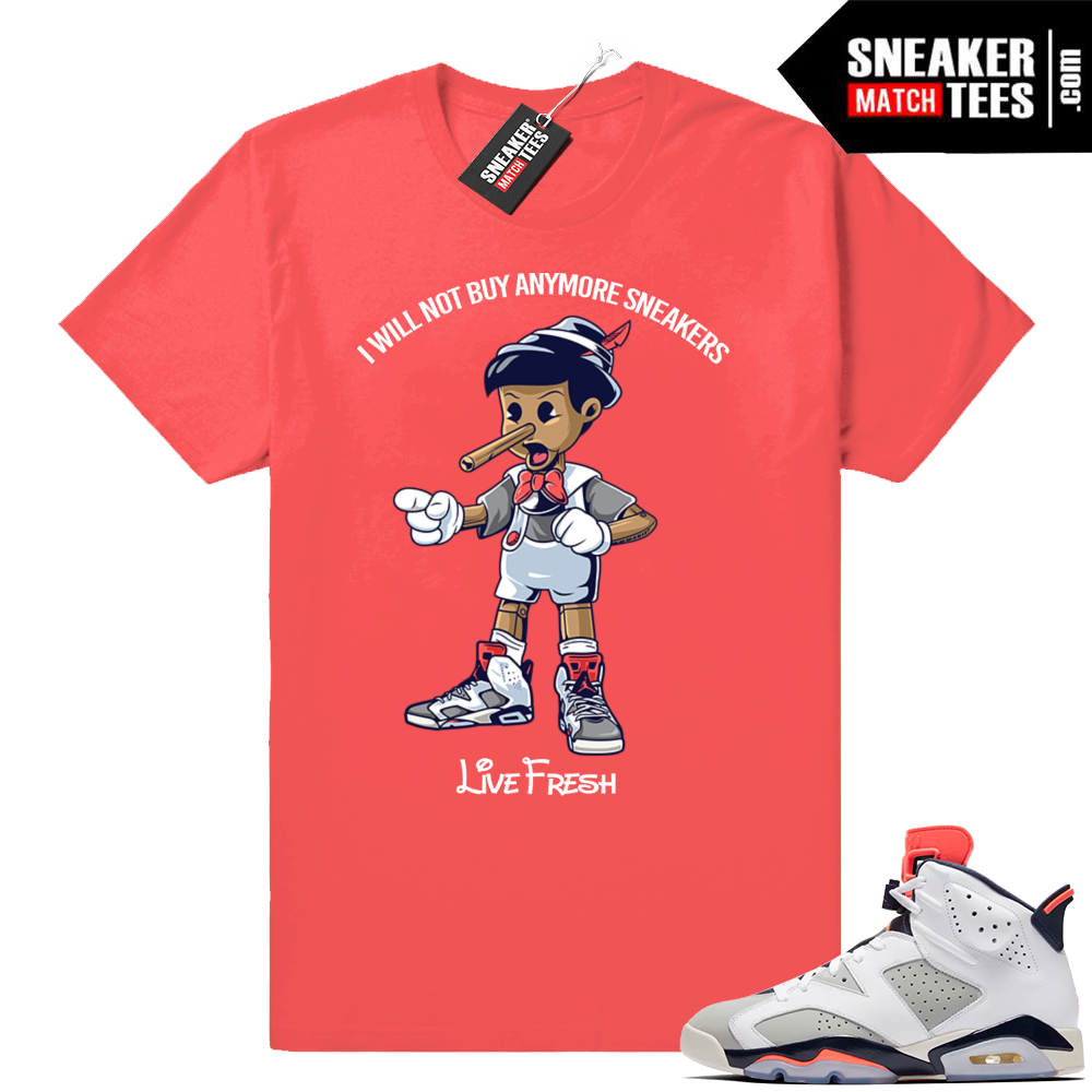 Match Jordan 6 Tinker sneaker tees